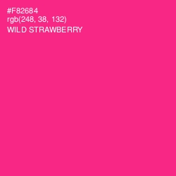 #F82684 - Wild Strawberry Color Image